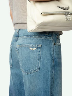 Store Zadig & Voltaire Whitney Wide Leg Jeans Mediumwash